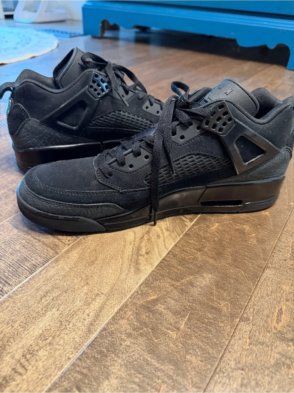 Black Cat Nike Jordan Retro Basketball Sneakers